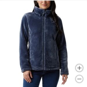 NWT 32 Degrees Heat Women's Full Zip Plush Jacket Deep Blue Nwt